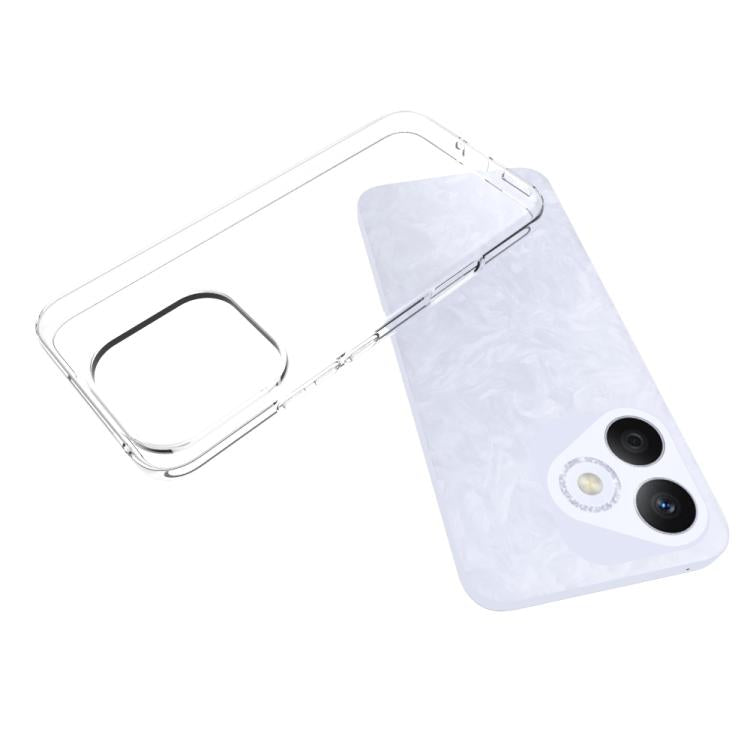 For Honor 400 Lite Global Waterproof Texture TPU Phone Case - Transparent