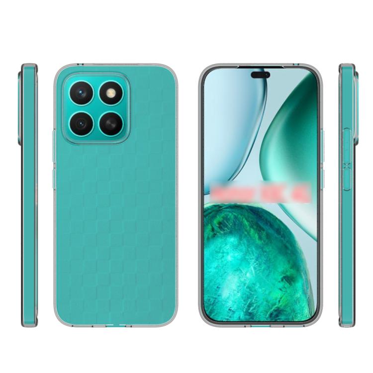 For Honor X8c 4G Waterproof Texture TPU Phone Case - Transparent