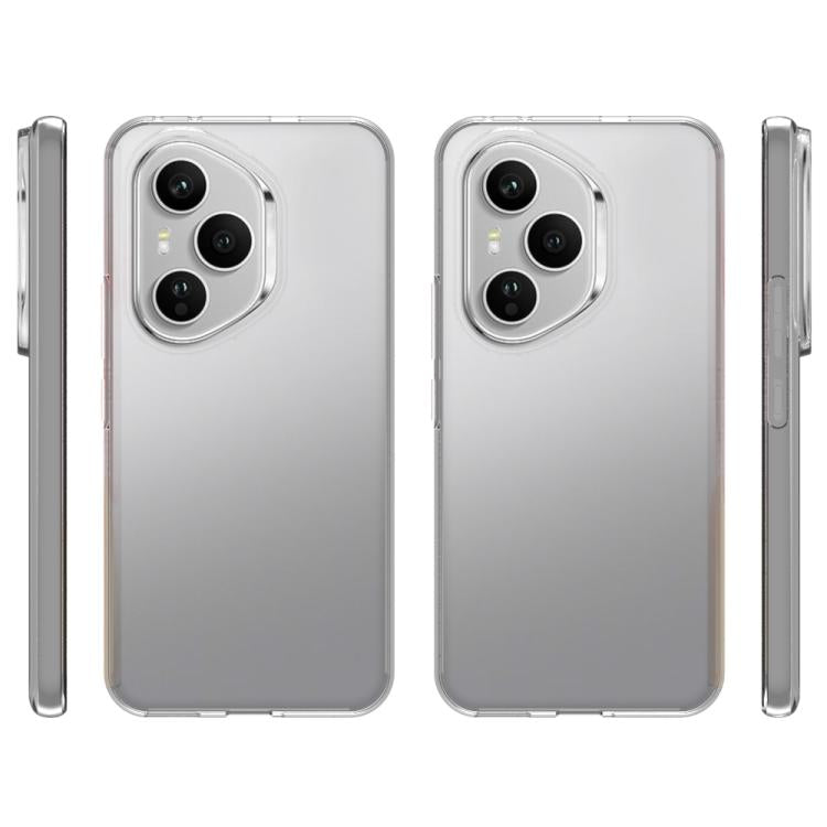 For Honor 400 Pro Global 160.8mm Waterproof Texture TPU Phone Case - Transparent