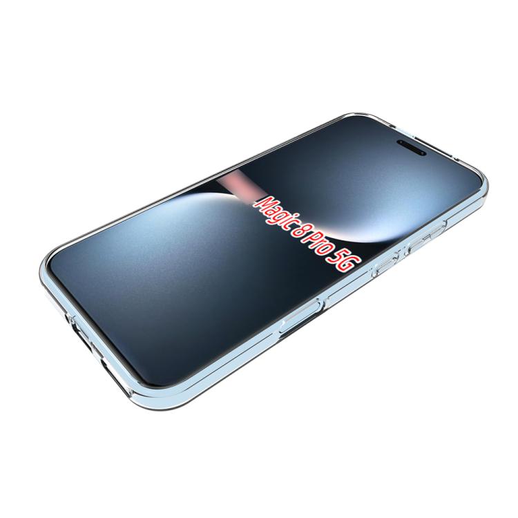 For Honor Magic8 Pro 5G Waterproof Texture TPU Phone Case - Transparent