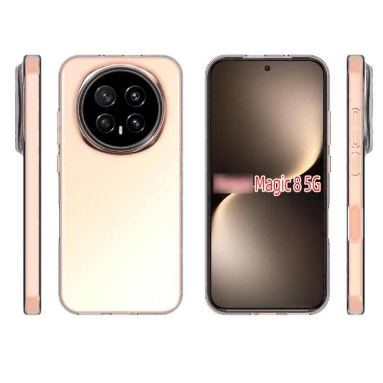 For Honor Magic8 5G Waterproof Texture TPU Phone Case - Transparent