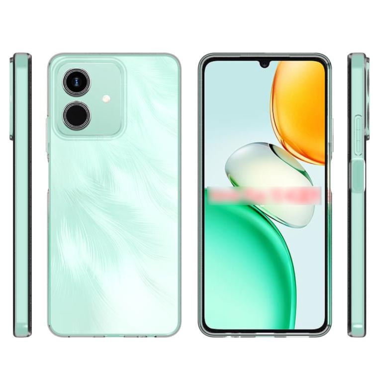 For Honor Play10 4G Waterproof Texture TPU Phone Case - Transparent