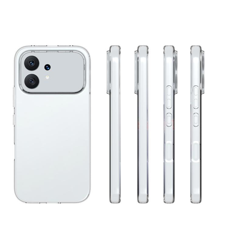 For Honor 600 Global Waterproof Texture TPU Phone Case - Transparent