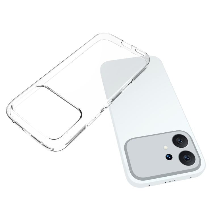 For Honor 600 Global Waterproof Texture TPU Phone Case - Transparent