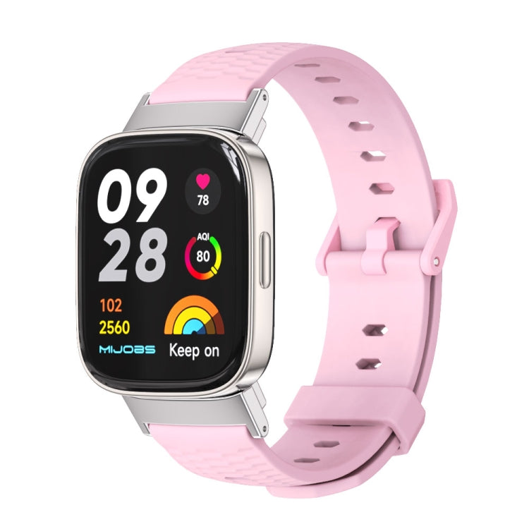 For Redmi Watch 3 Mijobs Honeycomb Texture TPU Watch Band