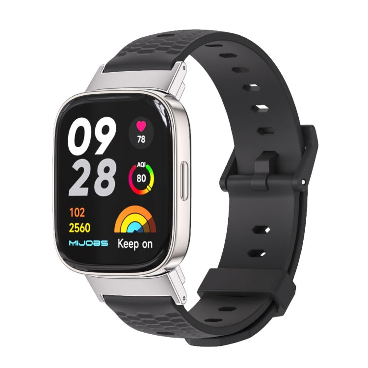 For Redmi Watch 3 Mijobs Honeycomb Texture TPU Watch Band