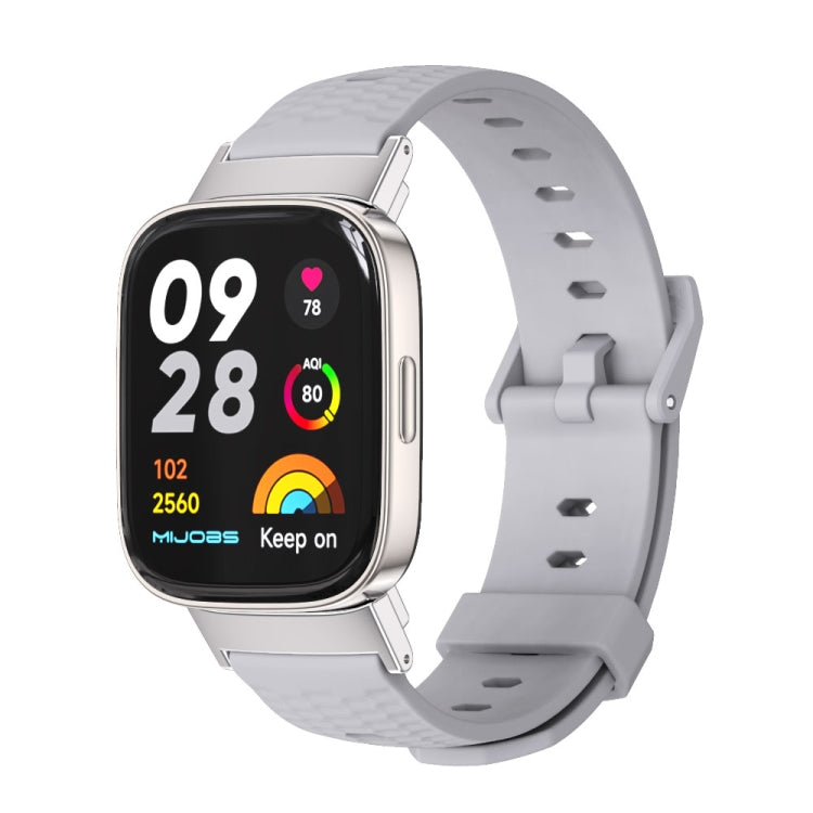 For Redmi Watch 3 Mijobs Honeycomb Texture TPU Watch Band