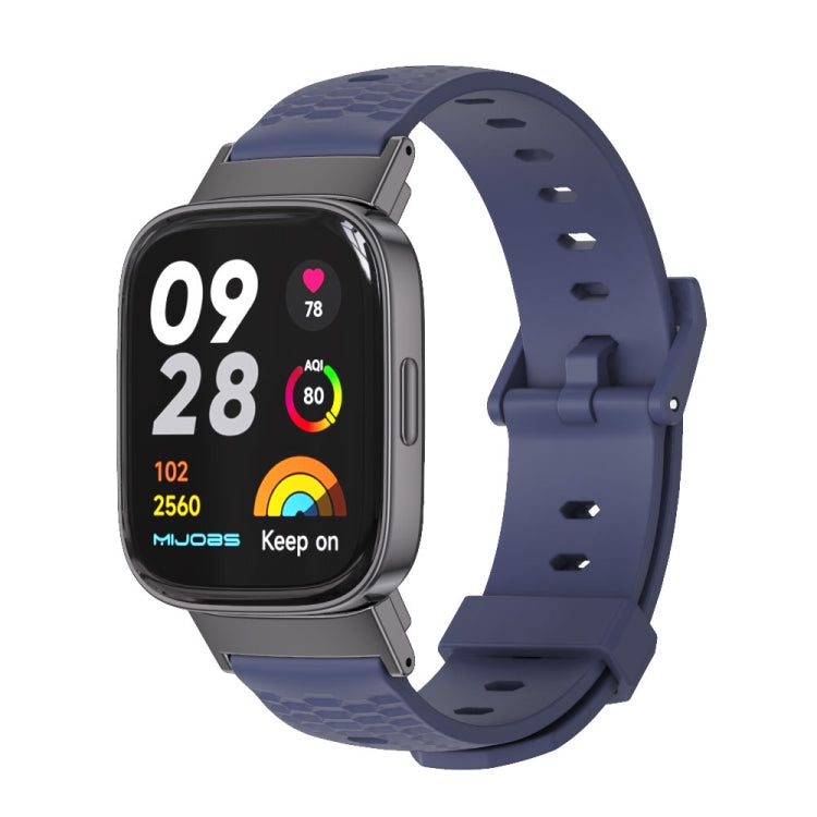 For Redmi Watch 3 Mijobs Honeycomb Texture TPU Watch Band