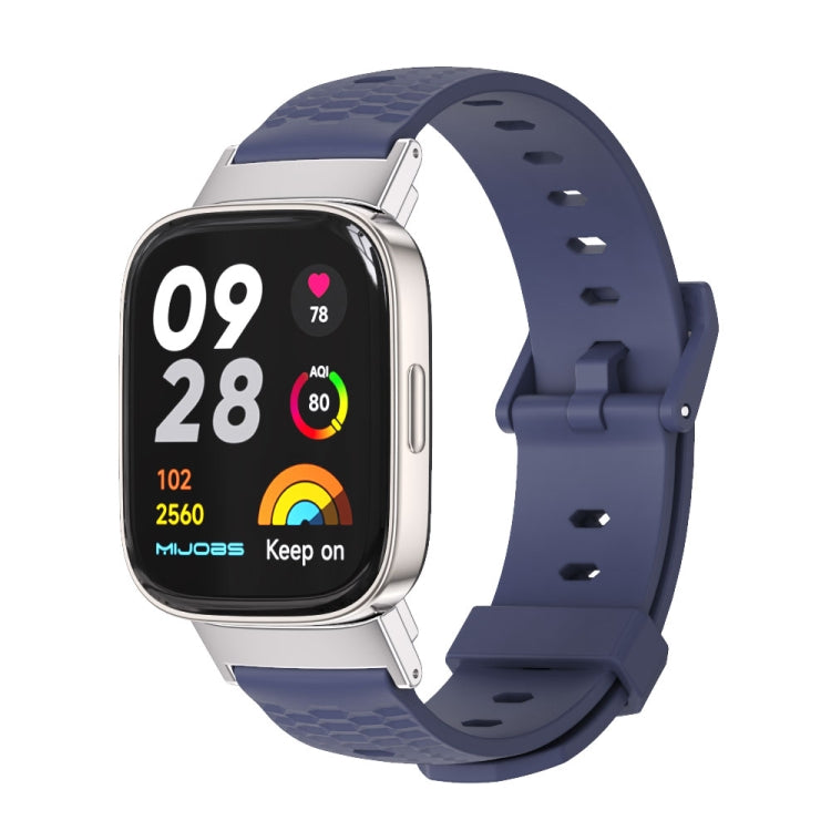 For Redmi Watch 3 Mijobs Honeycomb Texture TPU Watch Band