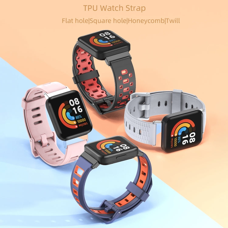 For Redmi Watch 3 Mijobs Honeycomb Texture TPU Watch Band