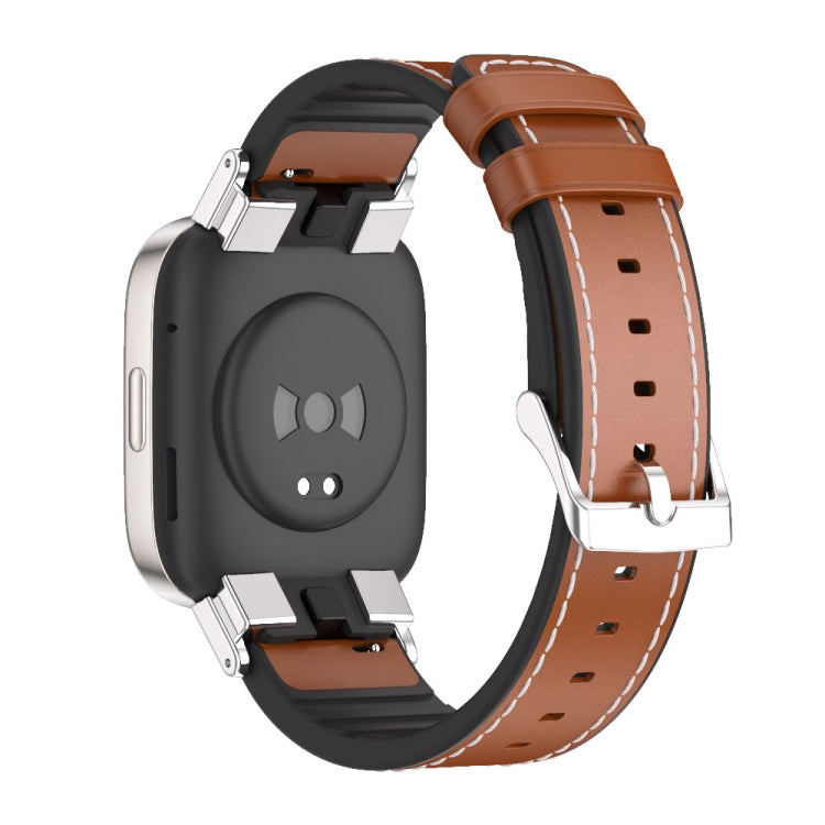 For Redmi Watch 3 Mijobs TPU Leather Watch Band