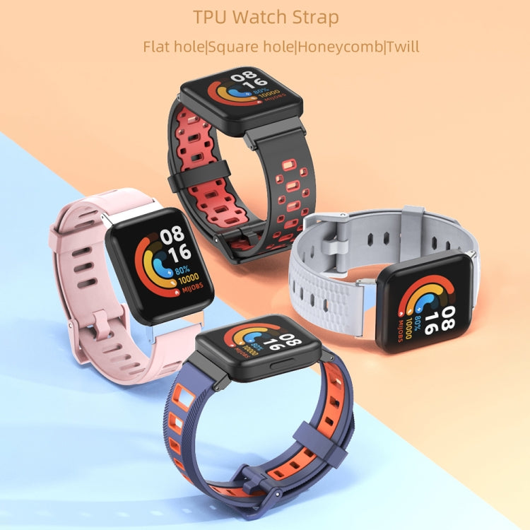For Redmi Watch 3 Mijobs Twill Texture TPU Watch Band