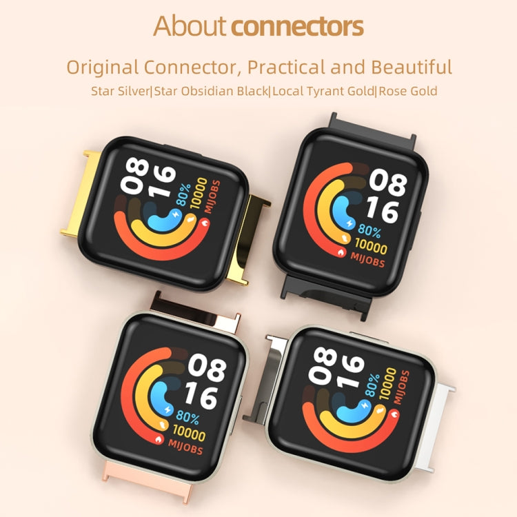 For Redmi Watch 3 Mijobs Twill Texture TPU Watch Band