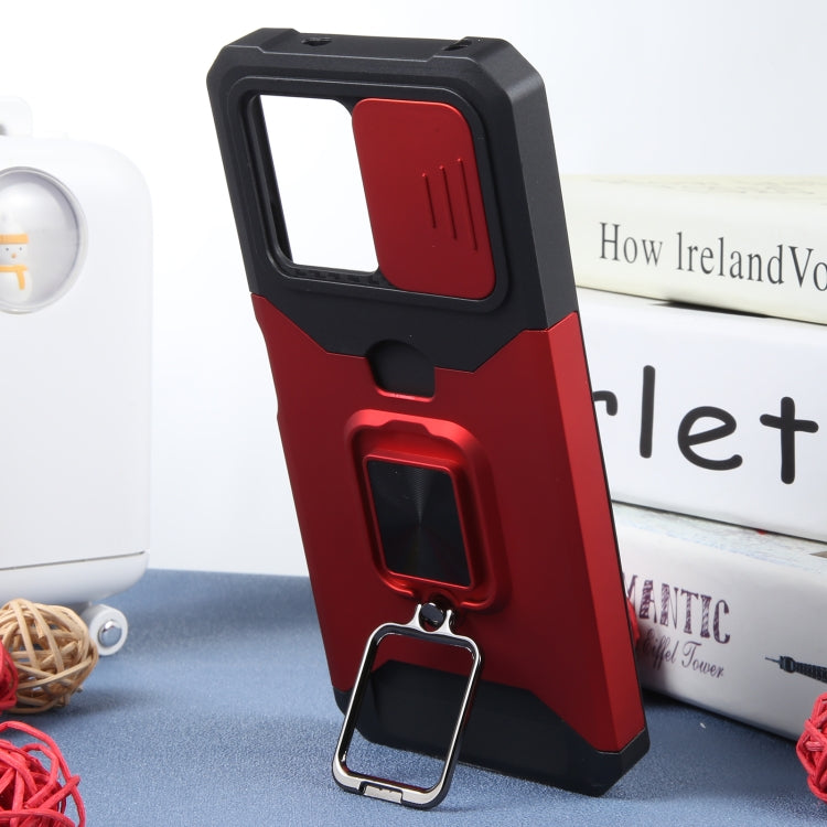 For Xiaomi Redmi Note 12 4G Camera Shield Card Slot PC+TPU Phone Case