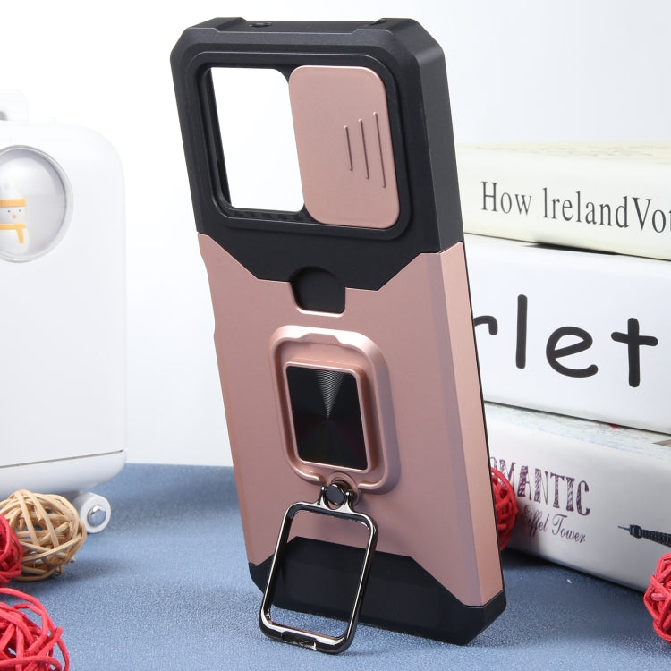 For Xiaomi Redmi Note 12 4G Camera Shield Card Slot PC+TPU Phone Case