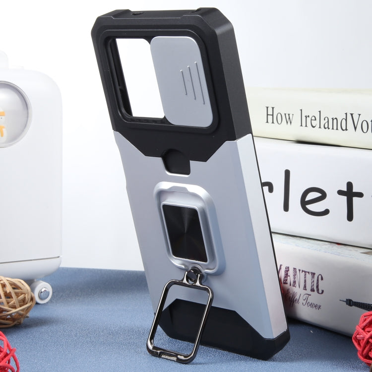 For Xiaomi Redmi Note 12 4G Camera Shield Card Slot PC+TPU Phone Case