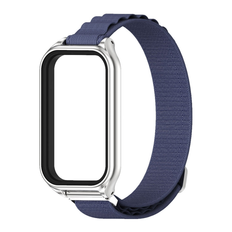 For Redmi Band 2 Mijobs Metal Shell Nylon Breathable Watch Band