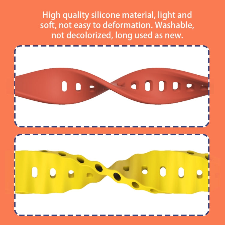 For Redmi Band 2 Mijobs Metal Shell Ocean Silicone Watch Band