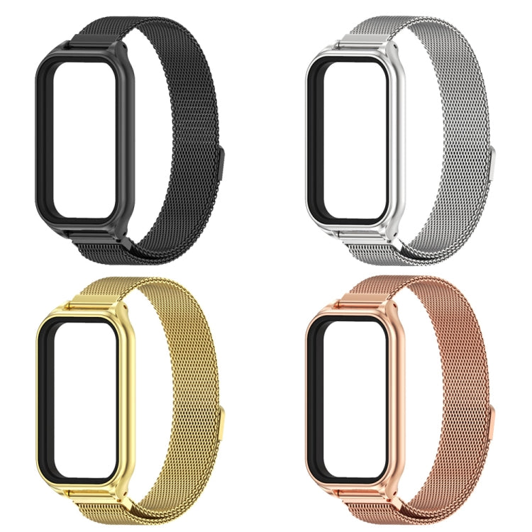 For Redmi Band 2 Mijobs Metal Shell + Milan Magnetic Metal Watch Band