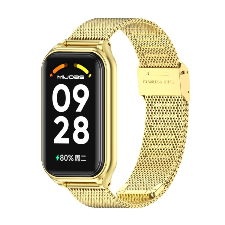 For Redmi Band 2 Mijobs Metal Shell + Milan Buckle Metal Watch Band