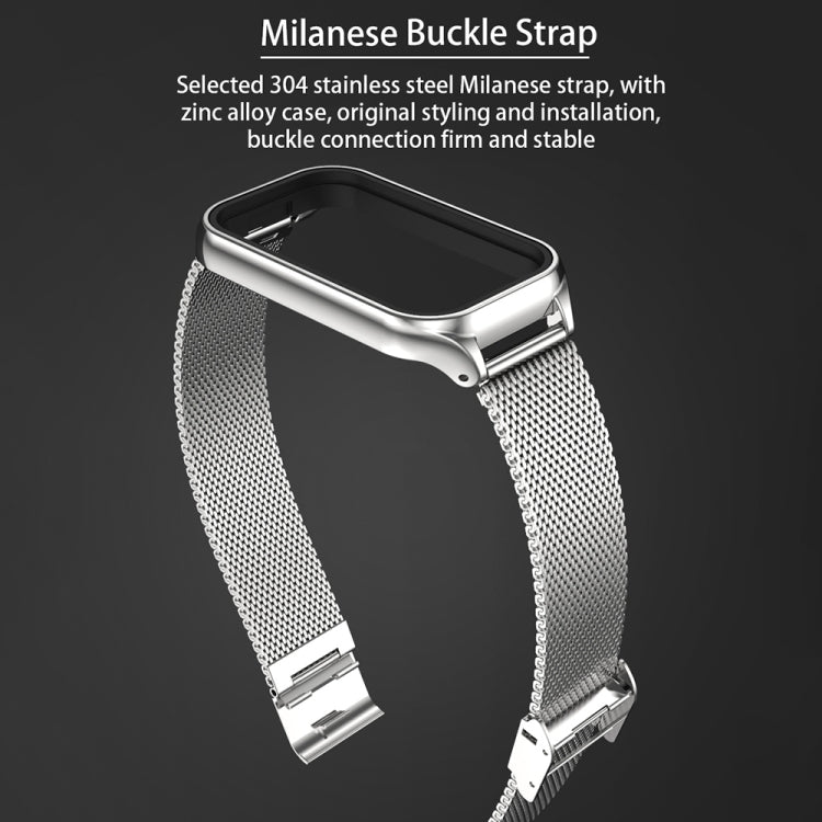 For Redmi Band 2 Mijobs Metal Shell + Milan Buckle Metal Watch Band