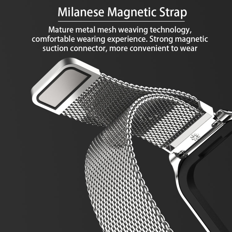 For Redmi Band 2 Mijobs Metal Shell + Milan Buckle Metal Watch Band
