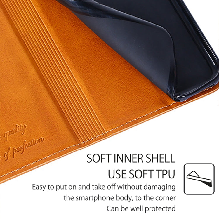 For Realme C61 4G Cow Texture Magnetic Leather Phone Case