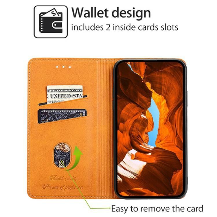For Realme C71 4G Cow Texture Magnetic Leather Phone Case