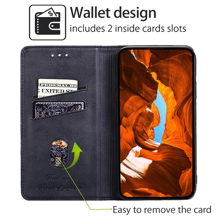 For Tecno Camon 30 Pro 5G Cow Texture Magnetic Leather Phone Case