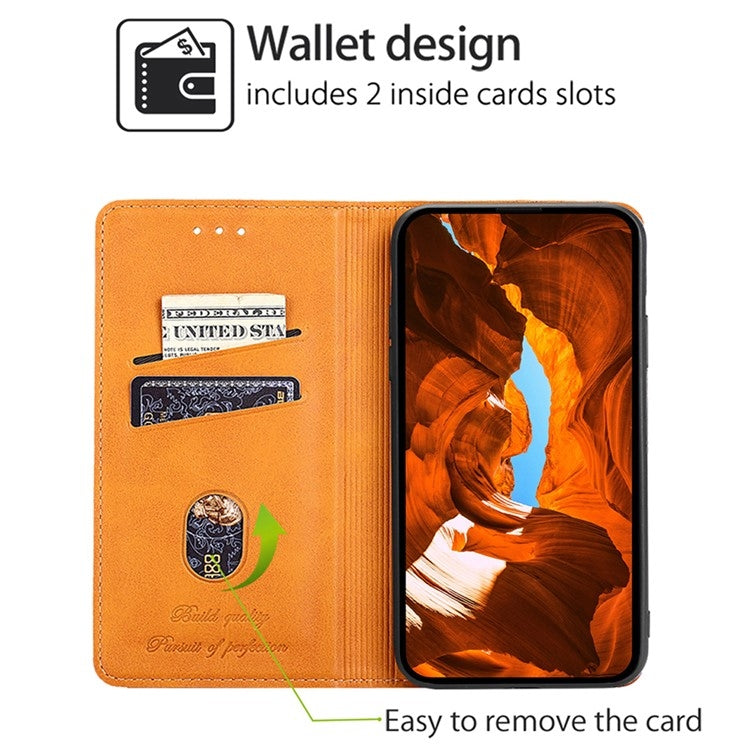 For Tecno Camon 30 Pro 5G Cow Texture Magnetic Leather Phone Case