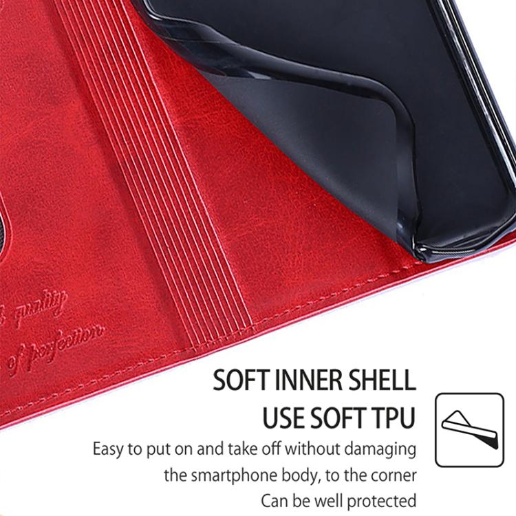 For Tecno Camon 40 Premier 5G Cow Texture Magnetic Leather Phone Case