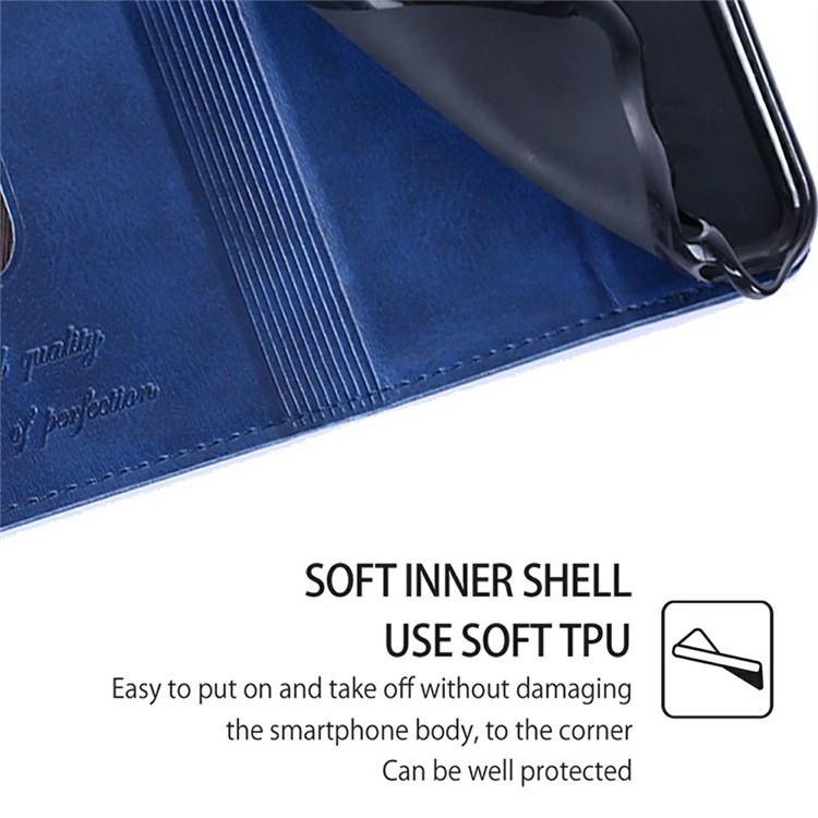 For Tecno Camon 50 4G Cow Texture Magnetic Leather Phone Case