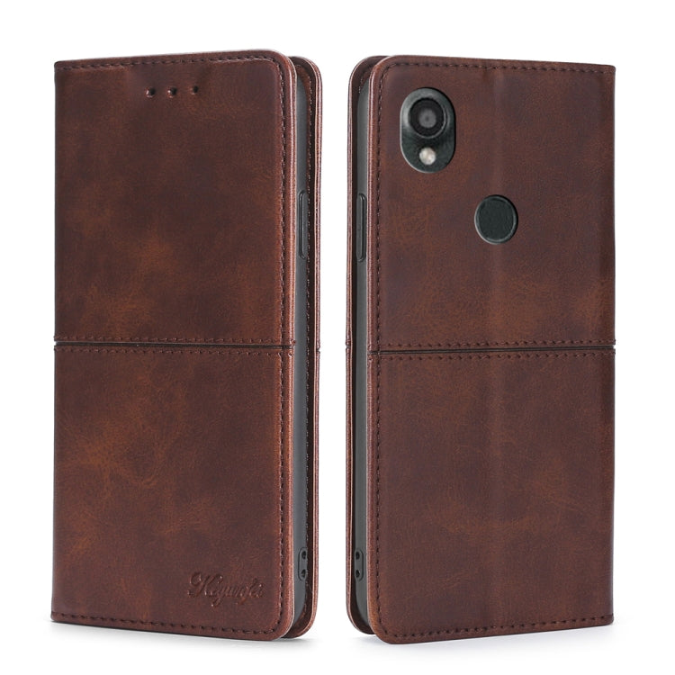 For Kyocera Digno SX3-KYG02 Cow Texture Magnetic Leather Phone Case