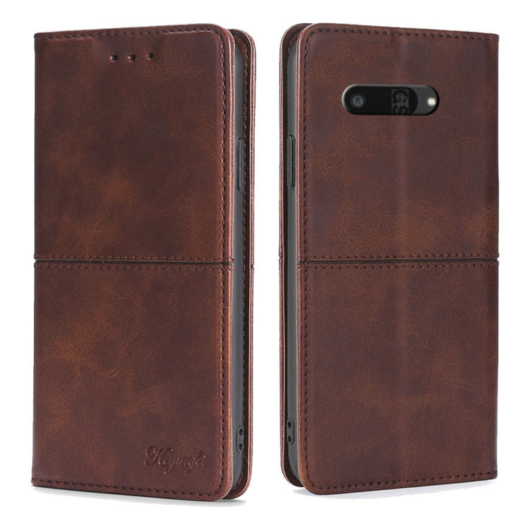For Kyocera Digno SX4 5G Cow Texture Magnetic Leather Phone Case