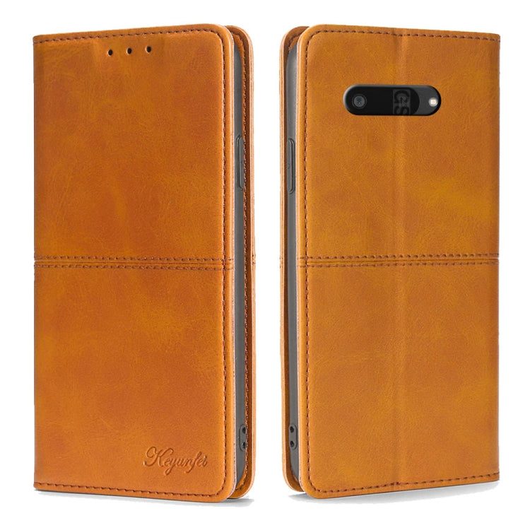 For Kyocera Digno SX4 5G Cow Texture Magnetic Leather Phone Case