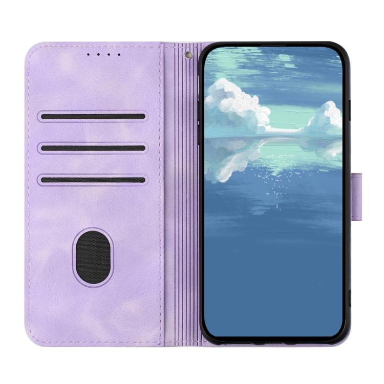For OPPO Find X9 Pro Line Pattern Skin Feel Leather Phone Case