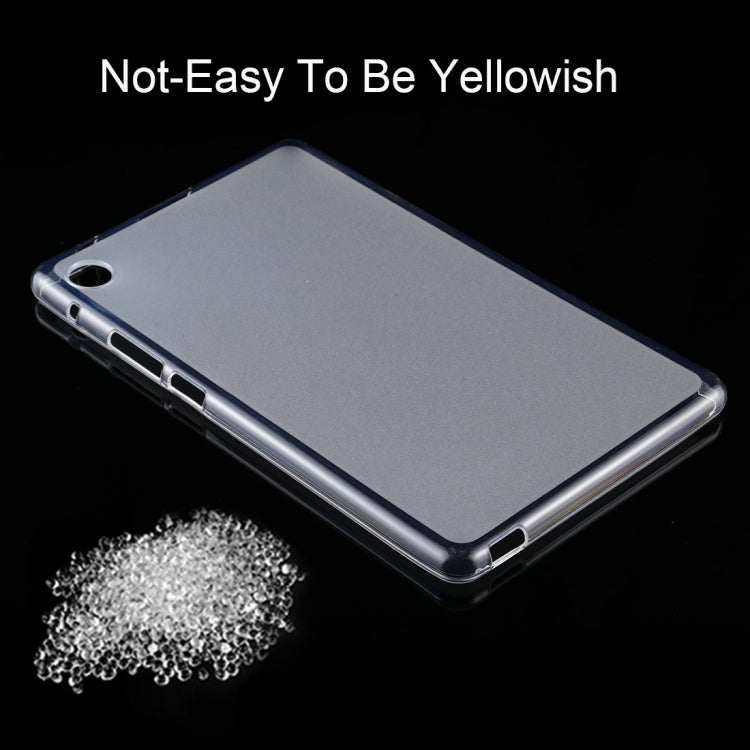 For Huawei MatePad T8 0.75mm Ultrathin Outside Glossy Inside Frosted TPU Soft Protective Case
