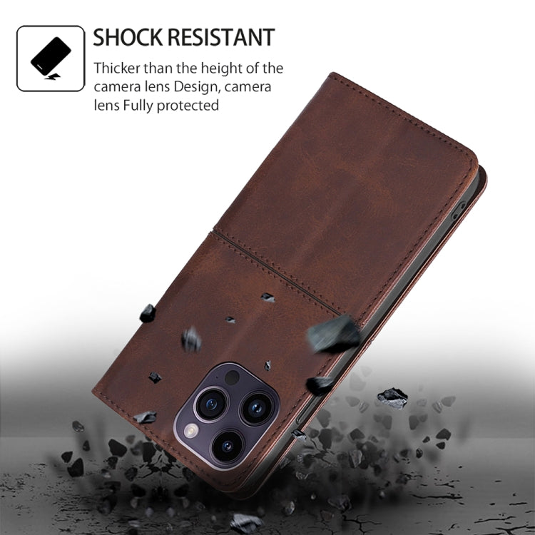 For Samsung Galaxy M55 5G Cow Texture Magnetic Leather Phone Case