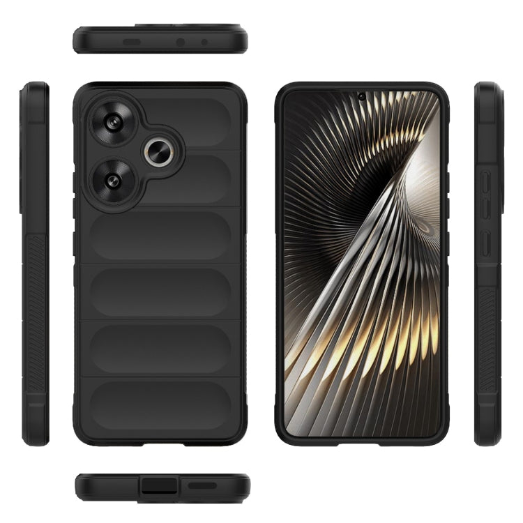 For Xiaomi Redmi Turbo 3 5G Magic Shield TPU + Flannel Phone Case