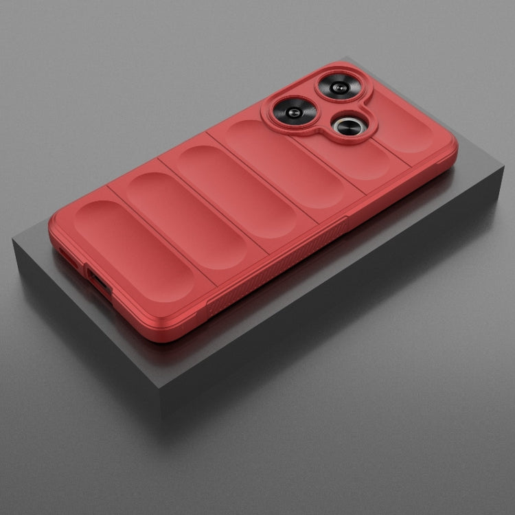 For Xiaomi Redmi Turbo 3 5G Magic Shield TPU + Flannel Phone Case