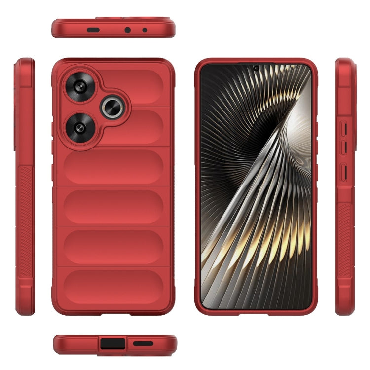For Xiaomi Redmi Turbo 3 5G Magic Shield TPU + Flannel Phone Case