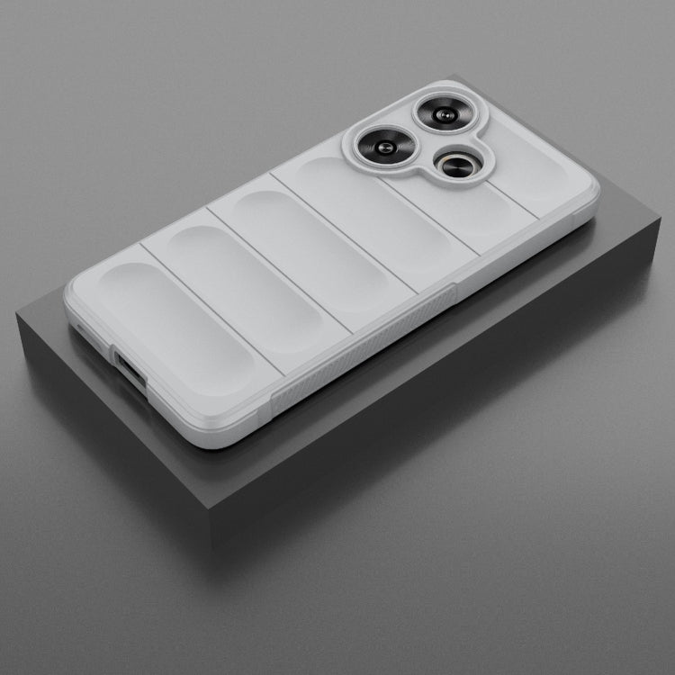 For Xiaomi Redmi Turbo 3 5G Magic Shield TPU + Flannel Phone Case