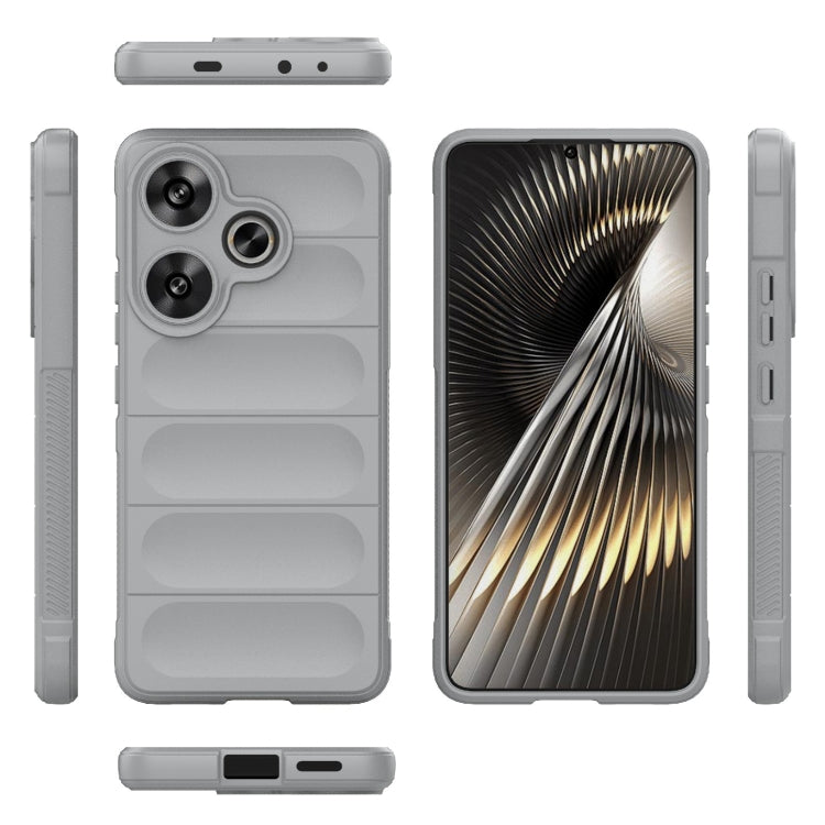 For Xiaomi Redmi Turbo 3 5G Magic Shield TPU + Flannel Phone Case