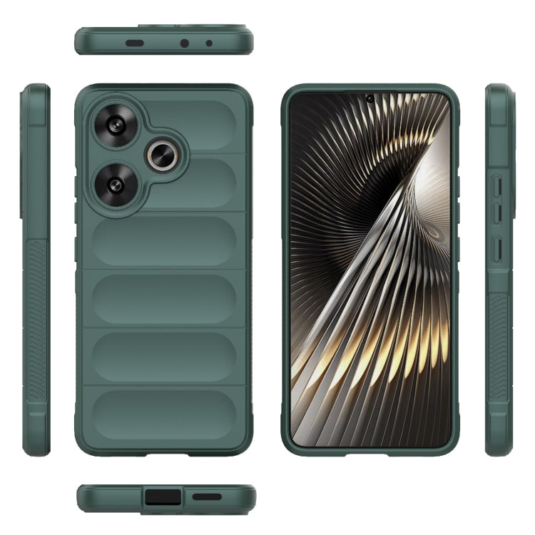 For Xiaomi Redmi Turbo 3 5G Magic Shield TPU + Flannel Phone Case