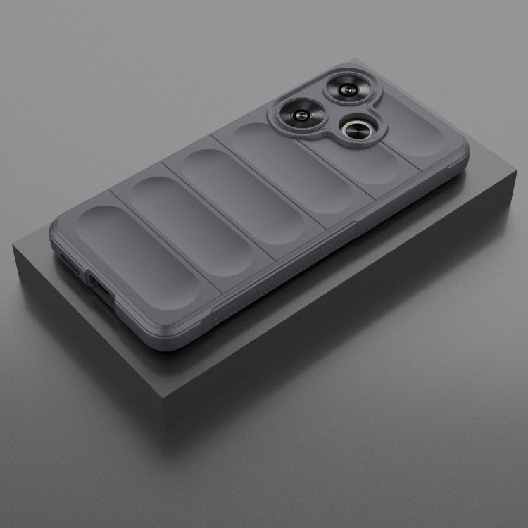 For Xiaomi Redmi Turbo 3 5G Magic Shield TPU + Flannel Phone Case