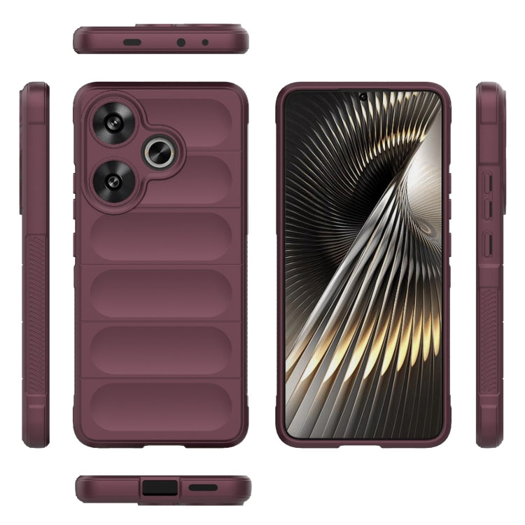 For Xiaomi Redmi Turbo 3 5G Magic Shield TPU + Flannel Phone Case
