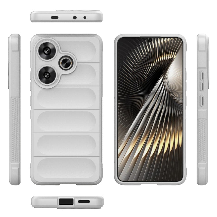 For Xiaomi Redmi Turbo 3 5G Magic Shield TPU + Flannel Phone Case