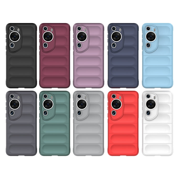 For Huawei P60 Art Magic Shield TPU + Flannel Phone Case