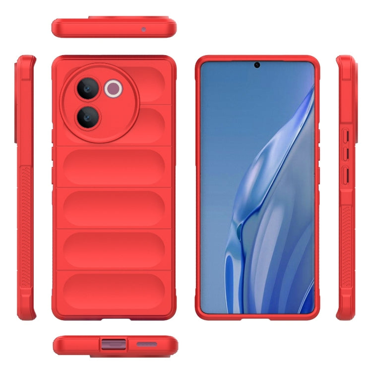 For vivo V30e 5G Global Magic Shield TPU + Flannel Phone Case
