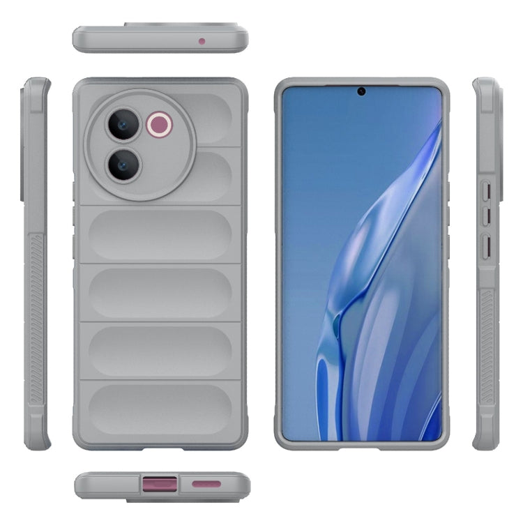 For vivo V30e 5G Global Magic Shield TPU + Flannel Phone Case